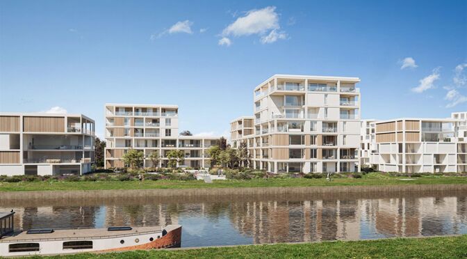 Waterfront in Maasmechelen